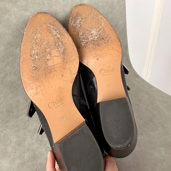 Chloé Black Susanna Studded Boot - Picture 7 of 9